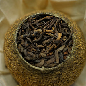 2024 Xiao Qing Gan mandarin Ripe Puerh Tea 小青柑古樹熟普洱茶