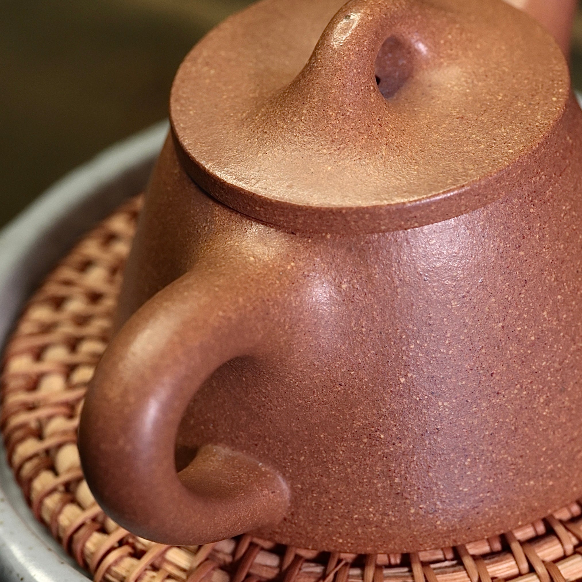 Tall Shi Piao Purple Clay Teapot 高石瓢壺