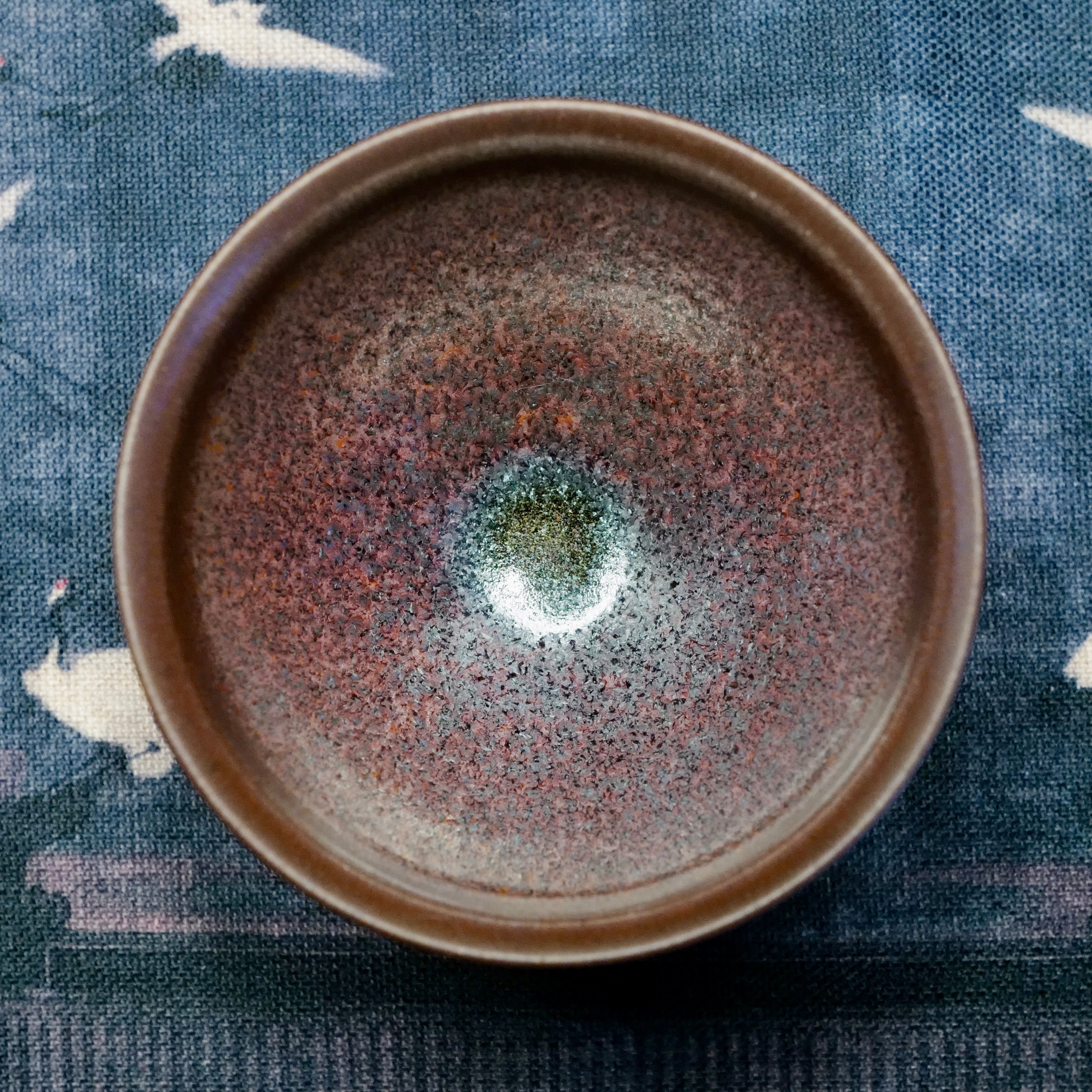 Purple Gold Glaze Wood-Fired Jian Zhan 紫金釉束口柴燒建盞