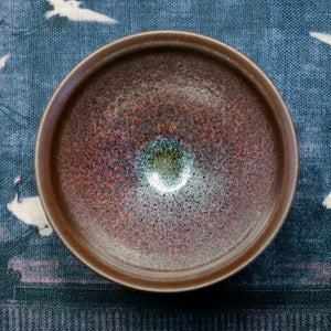 Purple Gold Glaze Wood-Fired Jian Zhan 紫金釉束口柴燒建盞