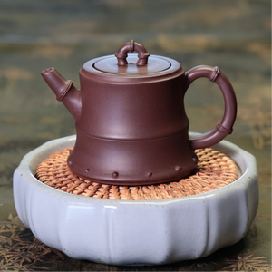 SCAFTEA SELECTED 1980s No.1 state-owned factory fully handcrafted Yuzhu Purple Clay teapot 八零年代中國國營紫砂一廠全手工玉竹壺