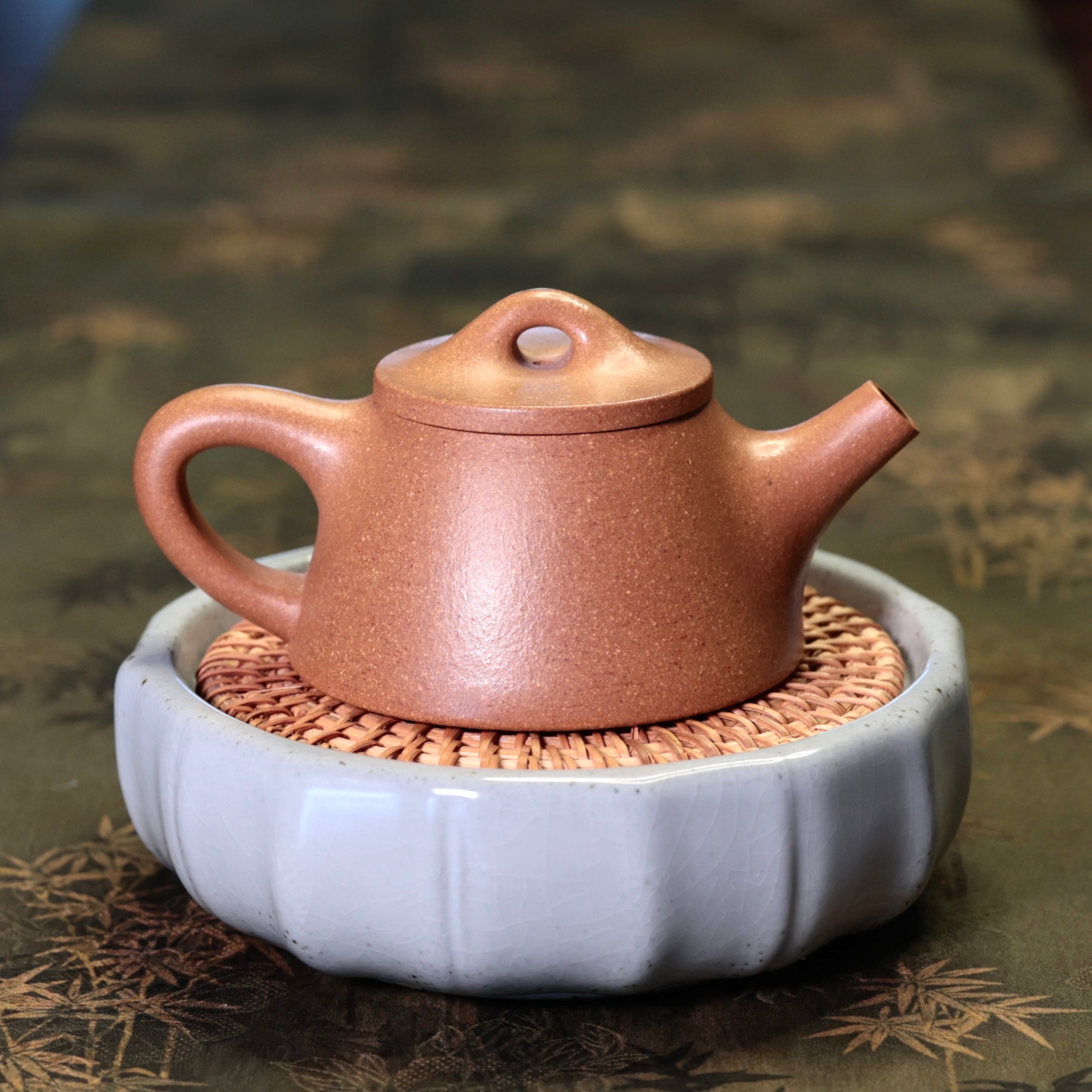 Tall Shi Piao Purple Clay Teapot 高石瓢壺